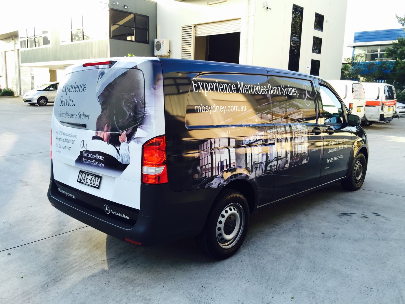 Mercedes-Benz Sydney vehicle wrap