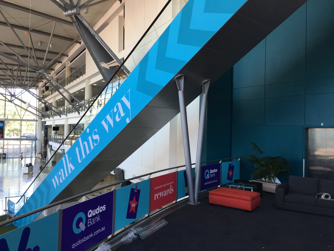 Qudos Bank Arena wayfinding signage